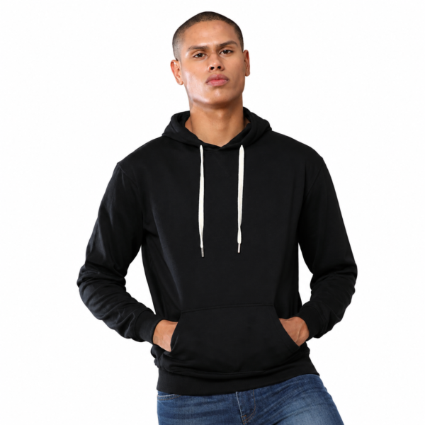 Sustainable Classic Hoodie | Premium Eco-Friendly Cotton Hoodie - Black, XL