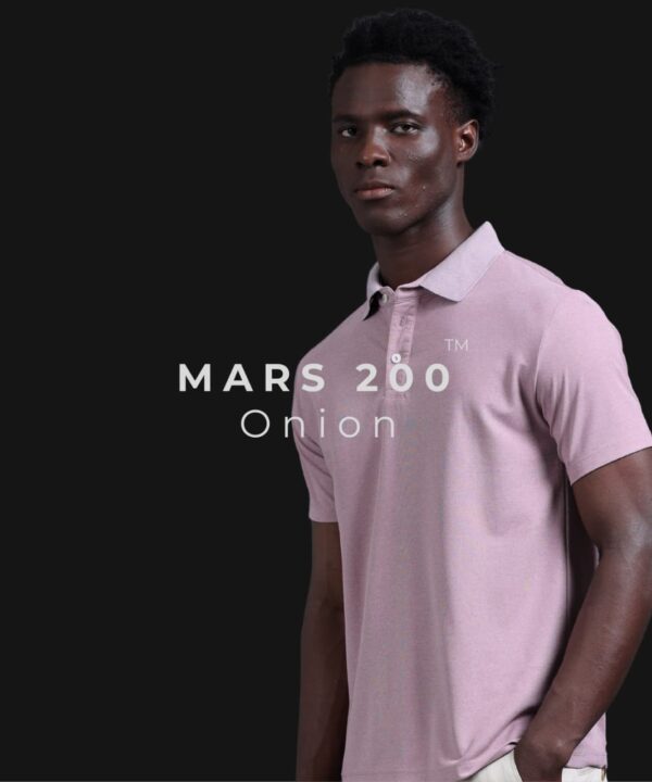Mars Performance Polo T-Shirt for Men & Women 200 GSM Polyester | Quick Dry | UV Protection - Onion, XS