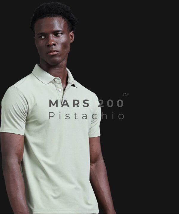 Mars Performance Polo T-Shirt for Men & Women 200 GSM Polyester | Quick Dry | UV Protection - Pistachio, XS